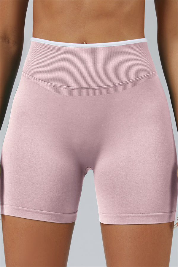 Conjunto de 2 Piezas de Top Corto de Manga Larga y Shorts Elevate