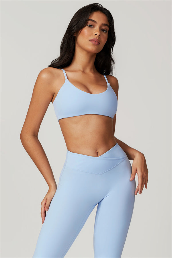 Conjunto de 2 piezas de sujetador deportivo Sophia Flares
