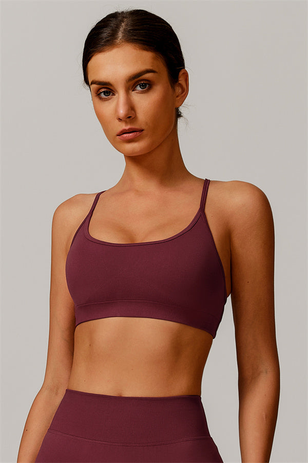 Conjunto de 2 piezas de sujetador deportivo y leggings Nova Luxe