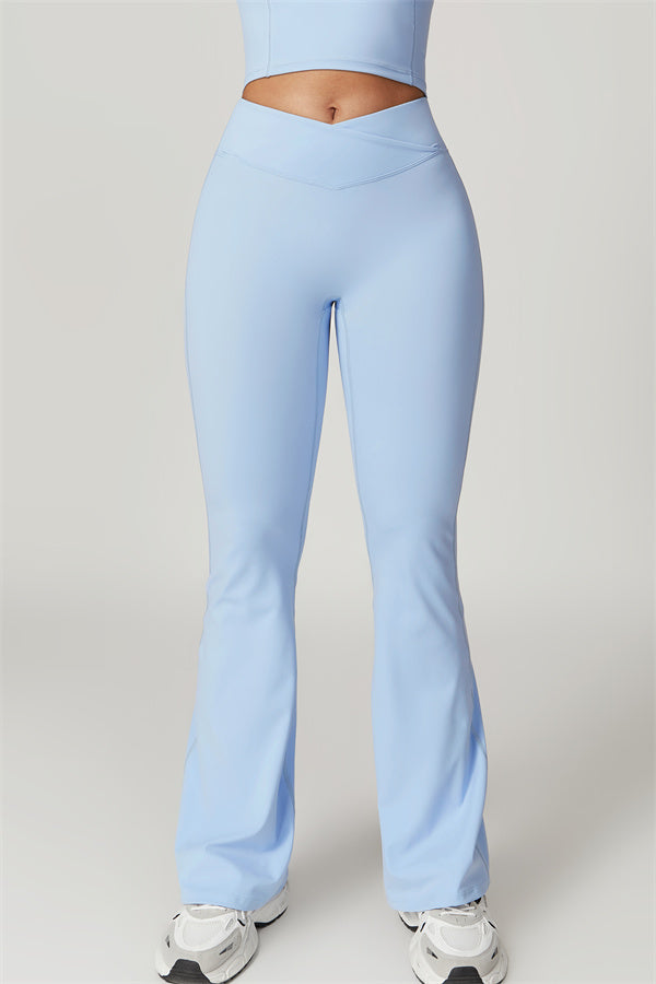 Conjunto de 2 piezas de camiseta y pantalones acampanados Sophia