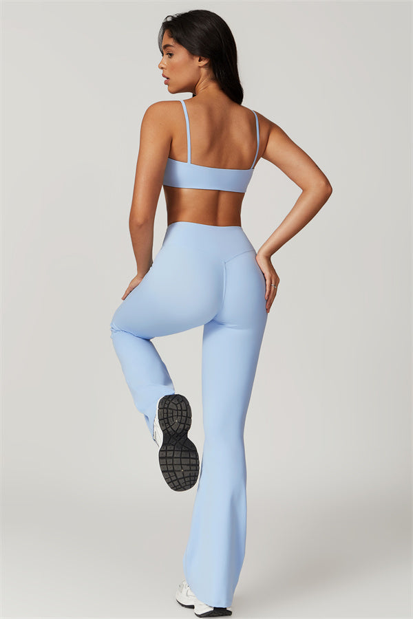 Conjunto de 2 piezas de sujetador deportivo Sophia Flares