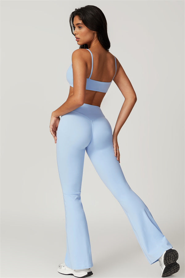 Conjunto de 2 piezas de sujetador deportivo Sophia Flares