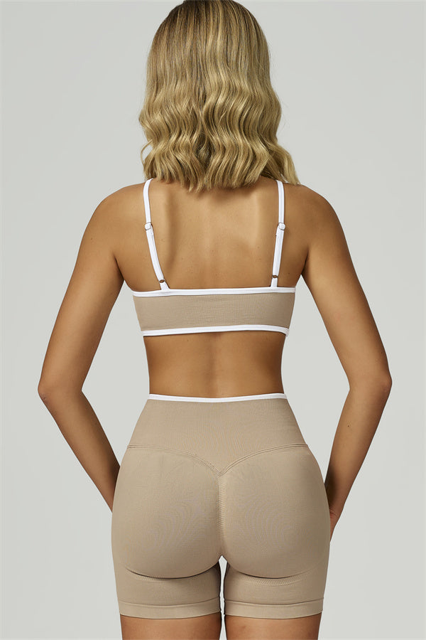 Conjunto de 2 piezas de shorts y top deportivo Prime Line
