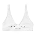 Sujetador de bikini acolchado Aftrz Classics - Blanco con logo negro