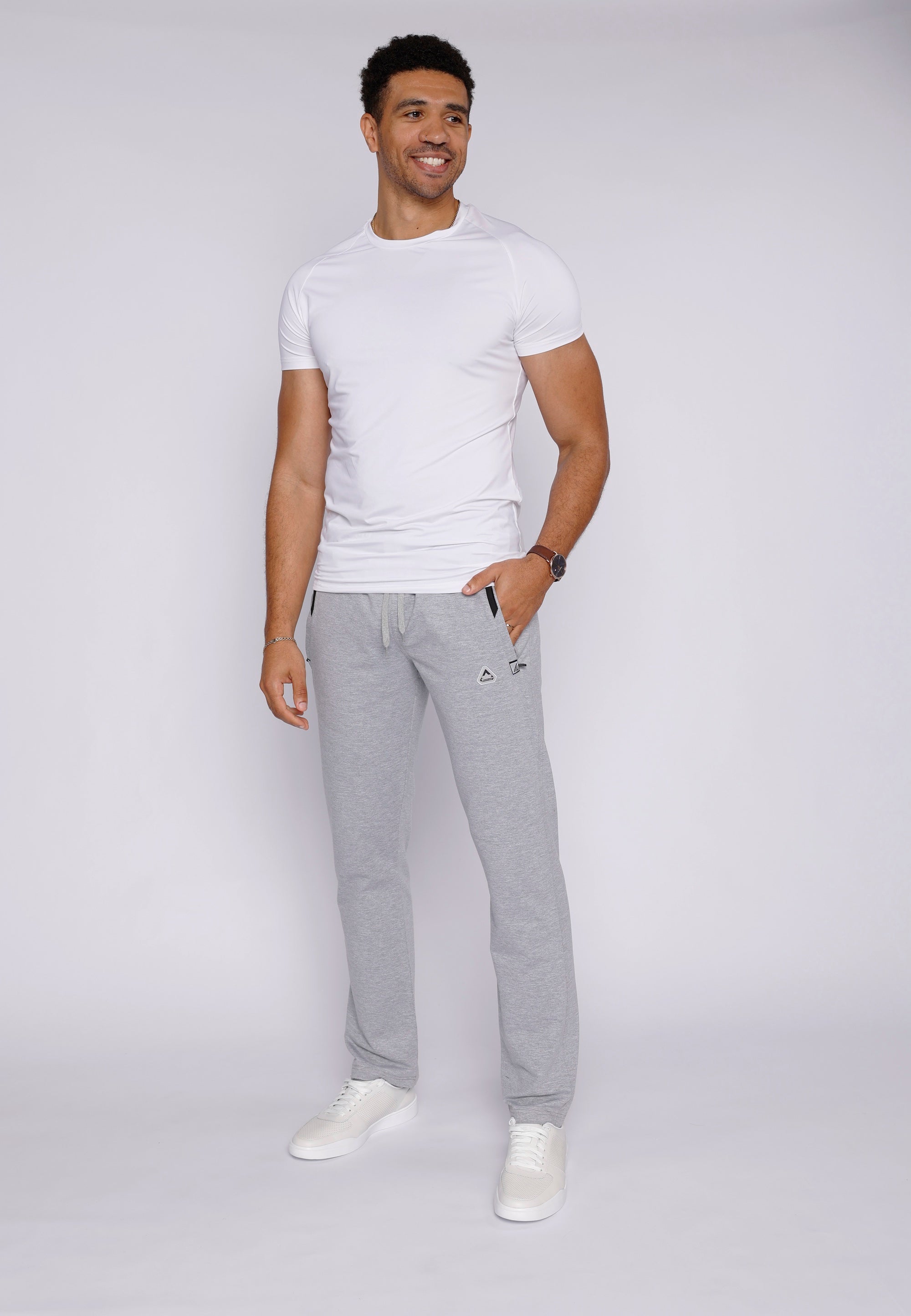 Pantalón de chándal deportivo de gran comodidad para todo el día - Recto (Talla alta)