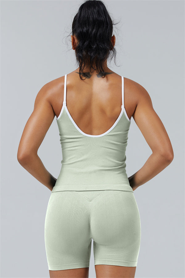 Conjunto de 2 piezas de top corto y pantalón corto Elevate New Crop
