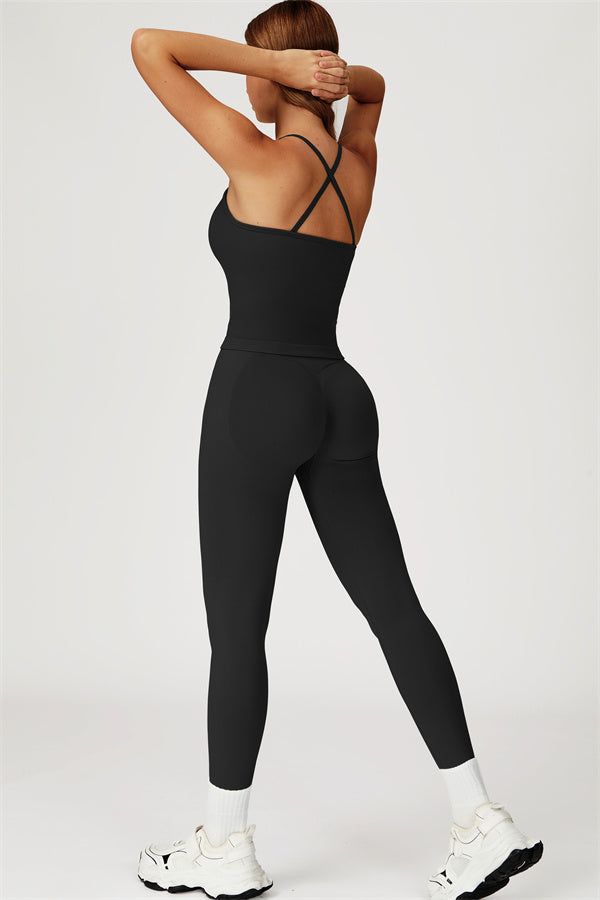 The Sculpt Crop Top Leggings 2-Piece Set