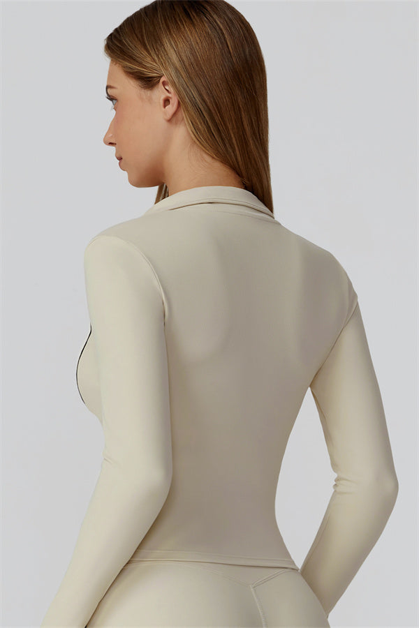 El conjunto de 3 piezas de leggings y sujetador deportivo con cremallera Venus