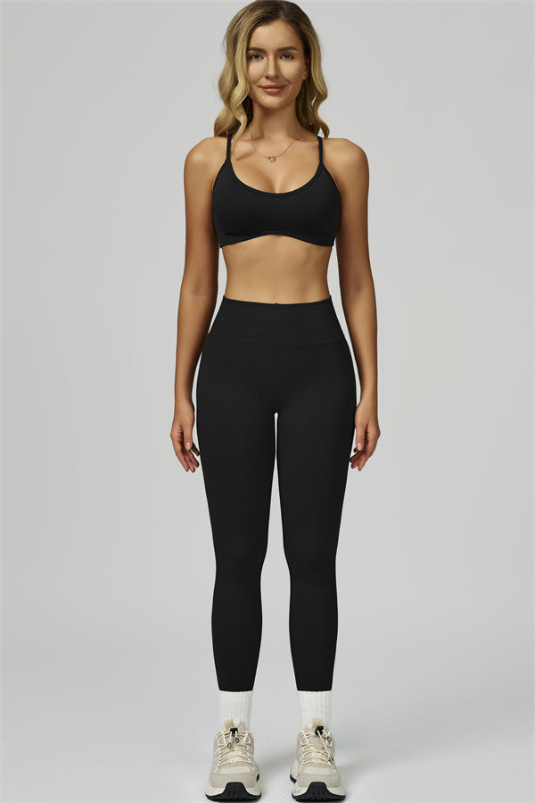 El conjunto de 2 piezas de leggings y sujetador deportivo Prime