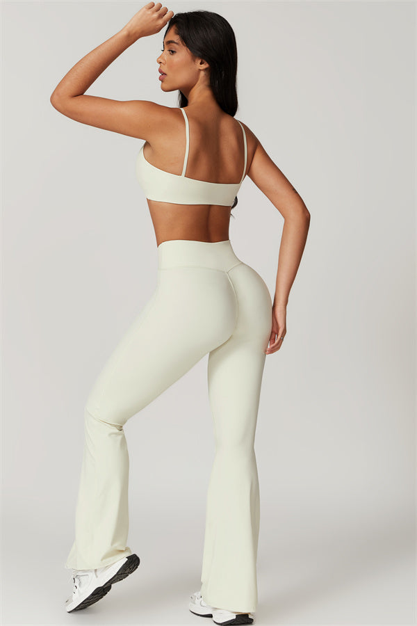 Conjunto de 2 piezas de sujetador deportivo Sophia Flares