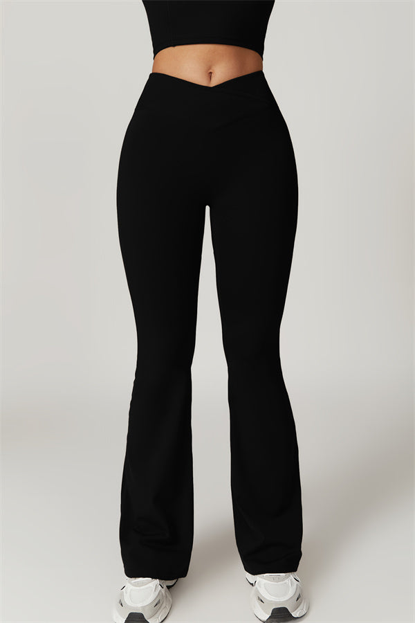 Conjunto de 2 piezas de camiseta y pantalones acampanados Sophia