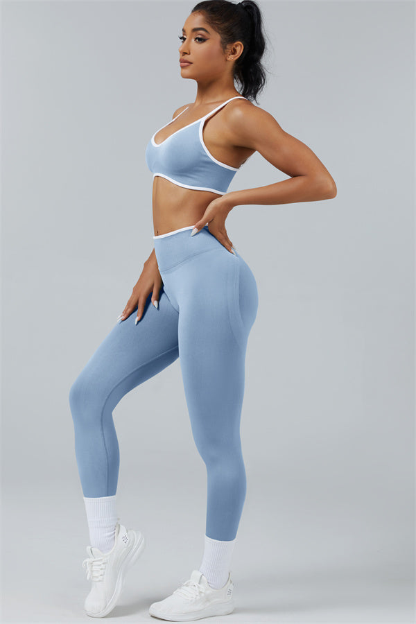 El conjunto de 2 piezas de leggings y sujetador deportivo Elevate