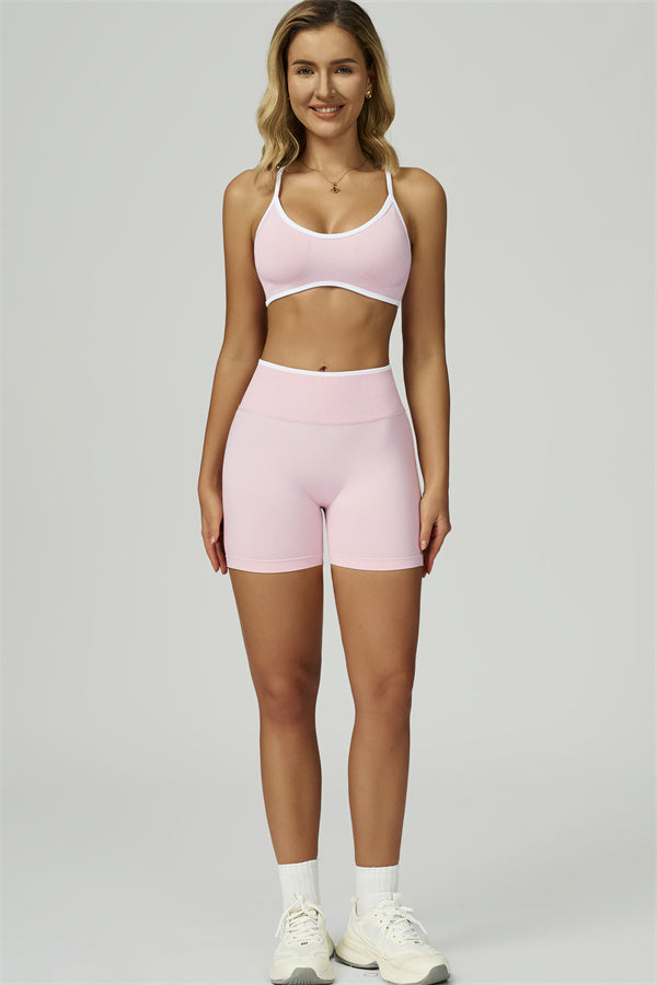 Conjunto de 2 piezas de shorts y top deportivo Prime Line