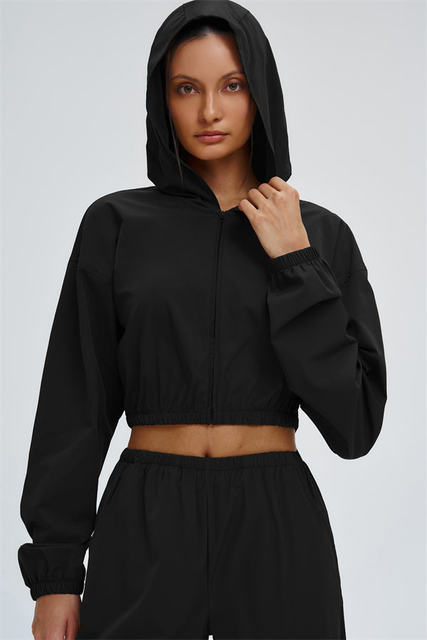 La Sudadera con Capucha Corta Svelte de protección UV