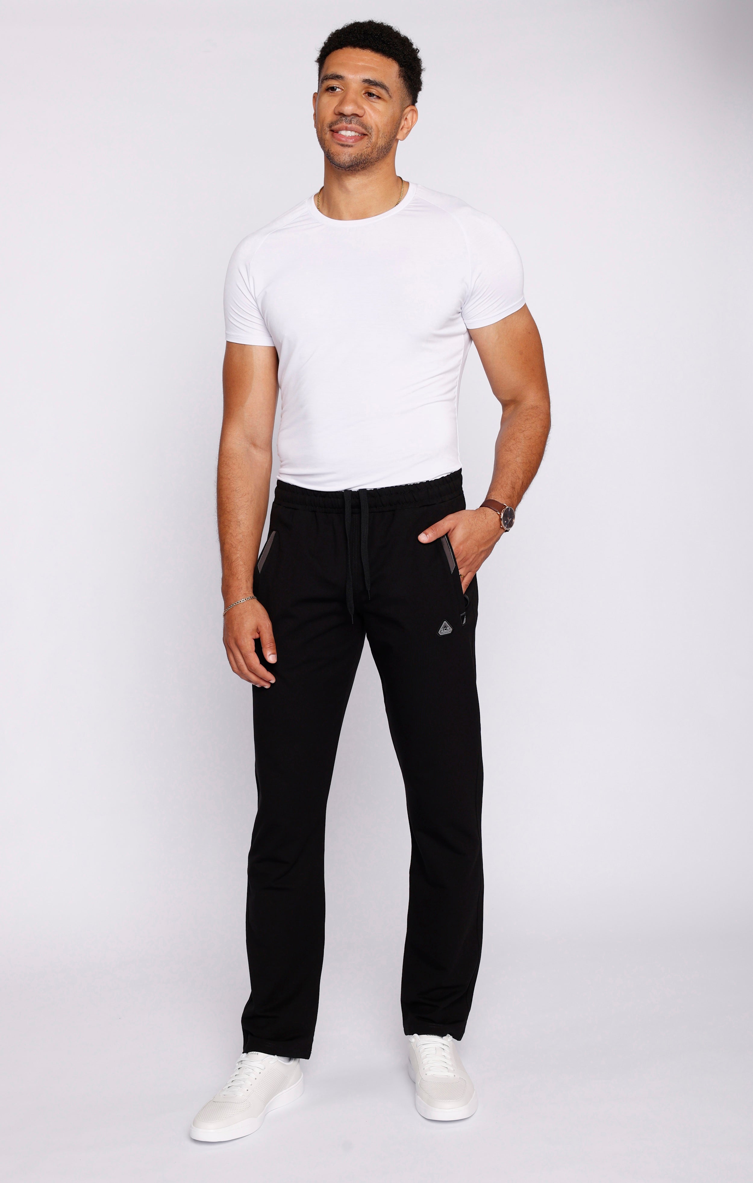 Pantalones de chándal deportivos para hombre, comodidad durante todo el día - Rectos (tallas grandes)