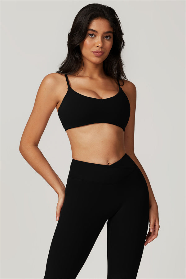 Conjunto de 2 piezas de sujetador deportivo Sophia Flares