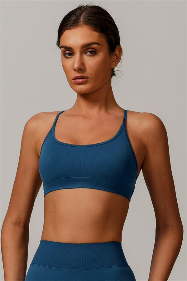 Conjunto de 2 piezas de sujetador deportivo y shorts Nova Luxe