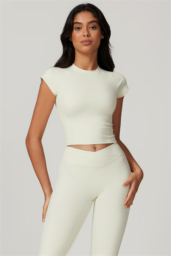 Conjunto de 2 piezas de camiseta y pantalones acampanados Sophia