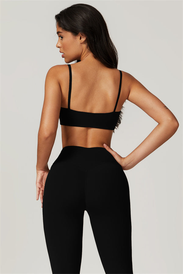 Conjunto de 2 piezas de sujetador deportivo Sophia Flares