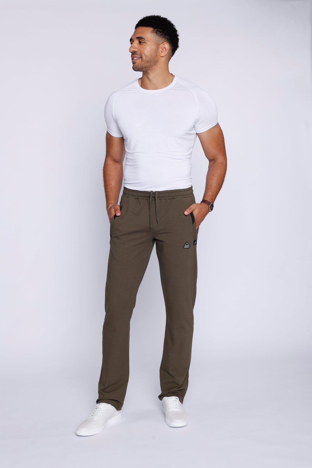 Pantalones de chándal deportivos cómodos para todo el día - Rectos (ajuste regular y grande)
