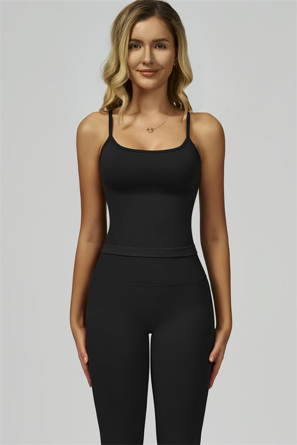 Conjunto de 2 piezas de top corto y leggings Prime