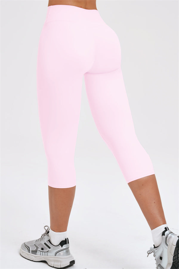 Conjunto de 2 piezas de leggings capri y manga larga Twirl