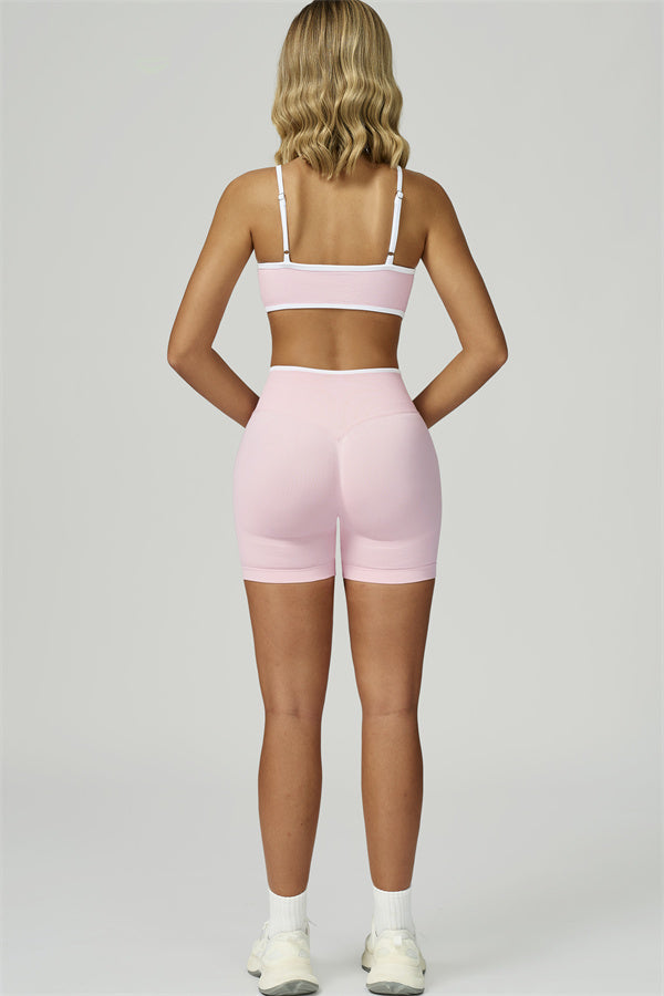 Conjunto de 2 piezas de shorts y top deportivo Prime Line
