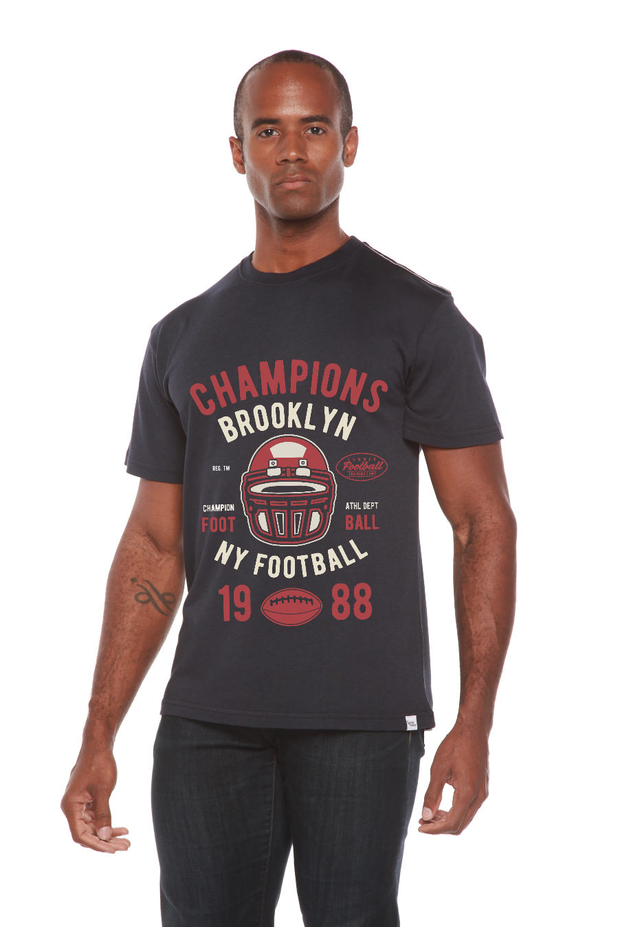 Camiseta gráfica de manga corta Champion Brooklyn para hombre de bambú viscosa/algodón orgánico