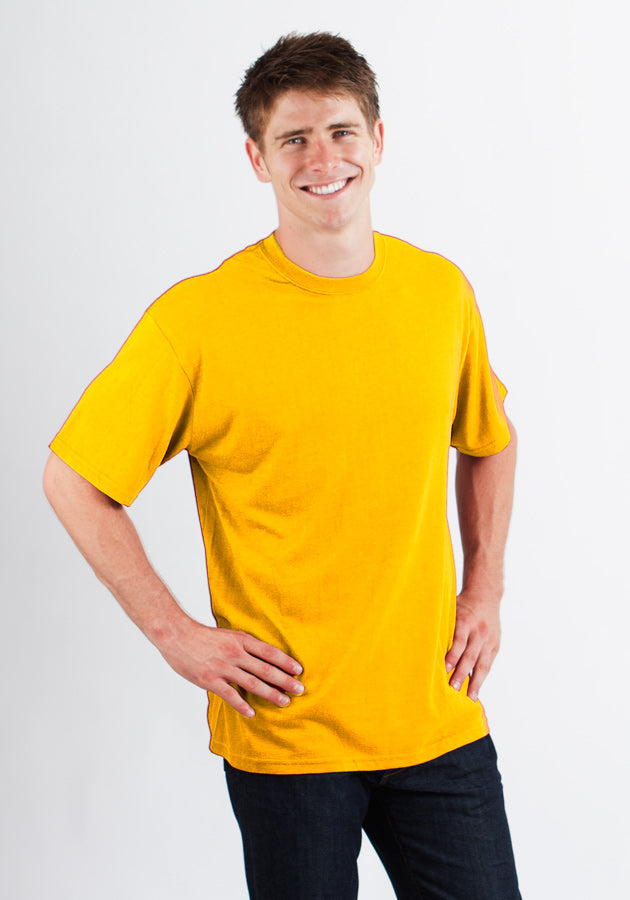 Camiseta de manga corta de viscosa de bambú y algodón orgánico personalizada para hombre