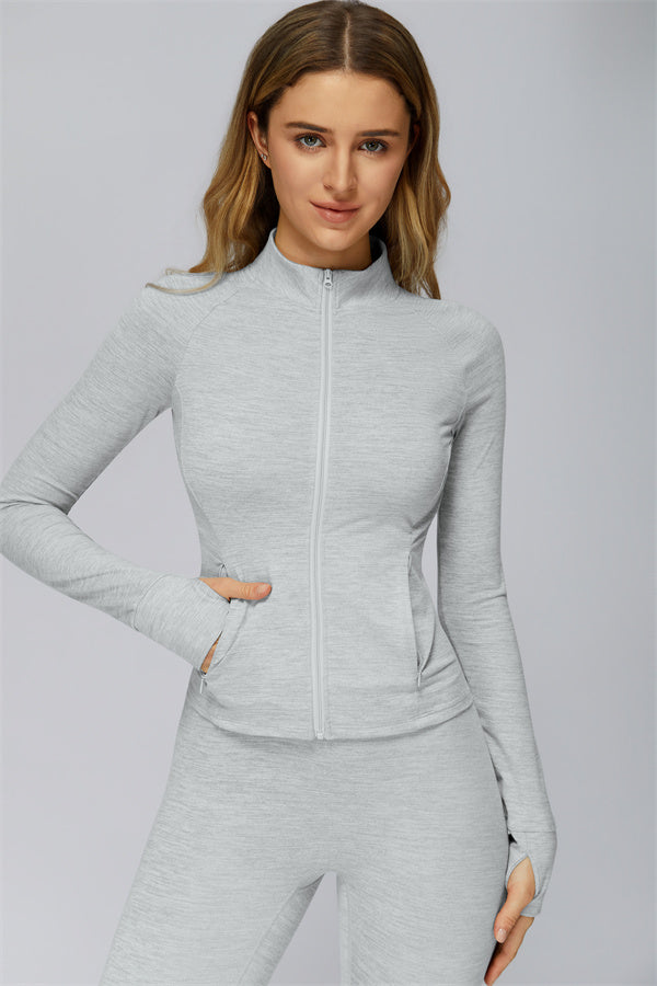 The Radiance Jacket Sports Bra Leggings 3-Piece Set