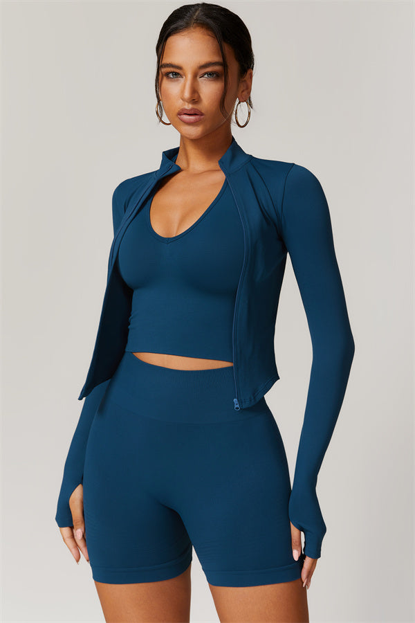 El conjunto de 2 piezas de chaqueta y pantalón corto Delight
