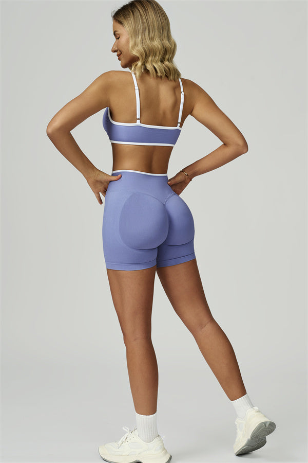 Conjunto de 2 piezas de shorts y top deportivo Prime Line