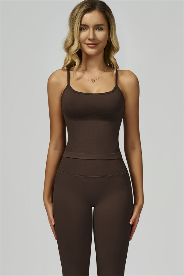 Conjunto de 2 piezas de top corto y leggings Prime