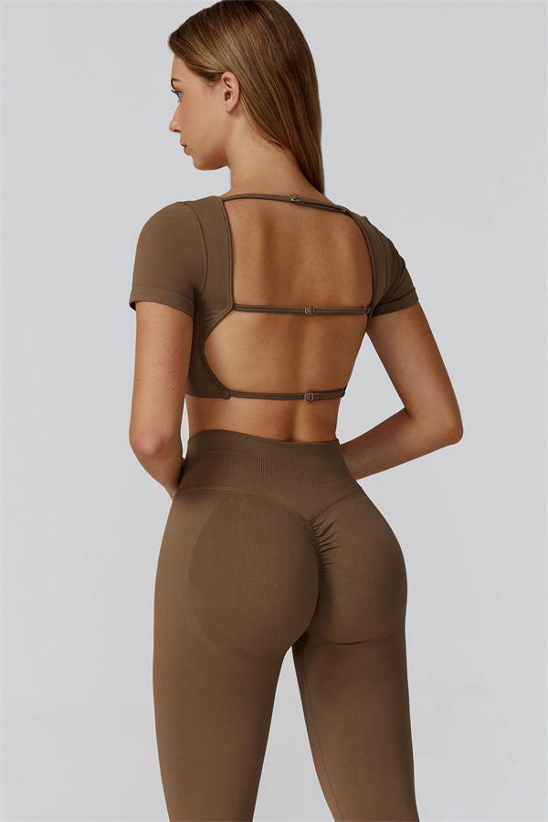 Conjunto de 2 piezas Reign Crop Top y Leggings