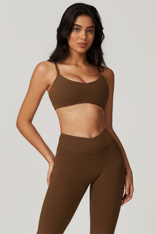 Conjunto de 2 piezas de sujetador deportivo Sophia Flares