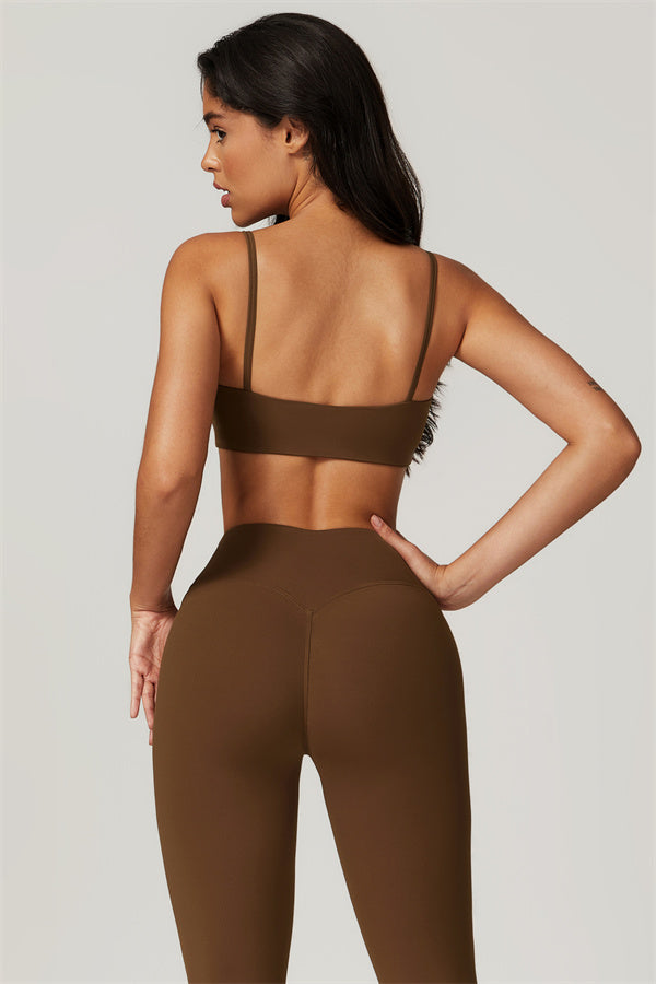 Conjunto de 2 piezas de sujetador deportivo Sophia Flares