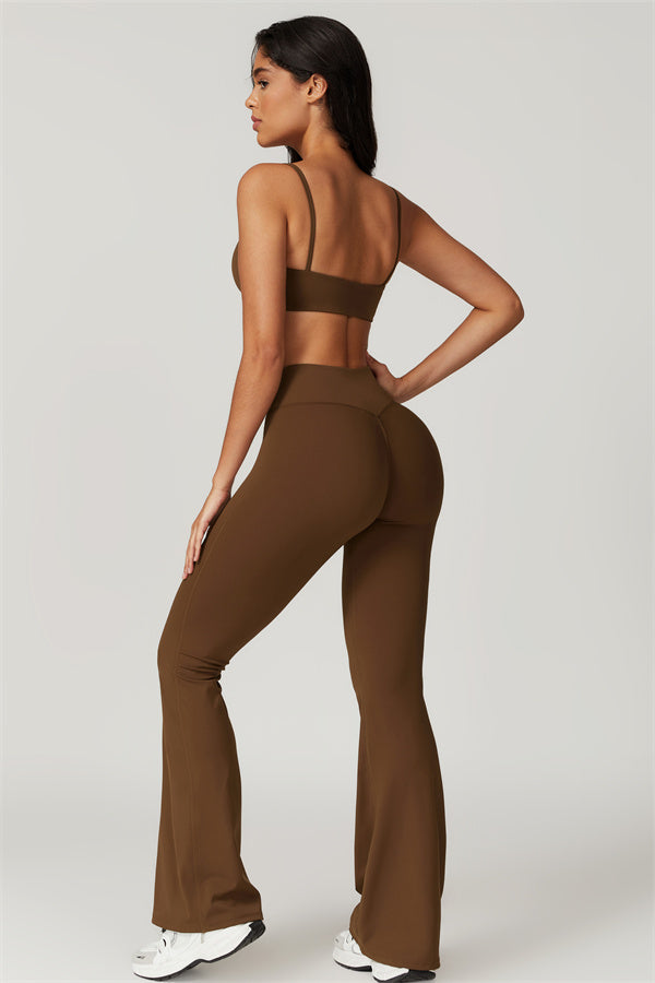 Conjunto de 2 piezas de sujetador deportivo Sophia Flares