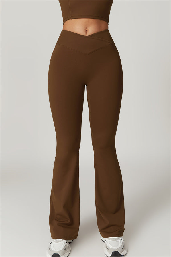 Conjunto de 2 piezas de camiseta y pantalones acampanados Sophia