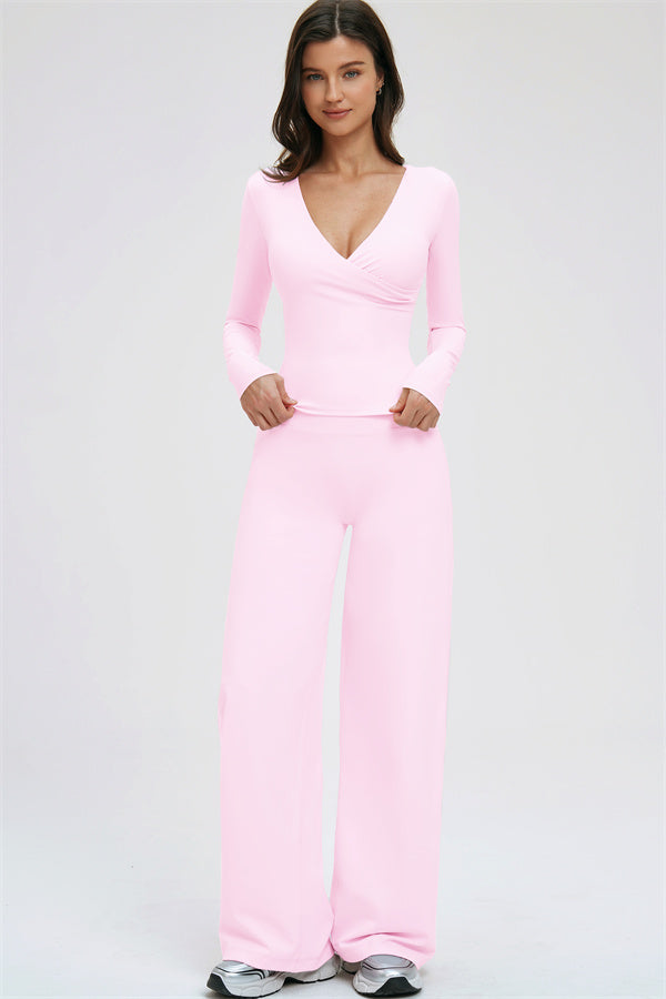 The Twirl Long Sleeve T-shirt New Straight Leg Pants 2-Piece Set