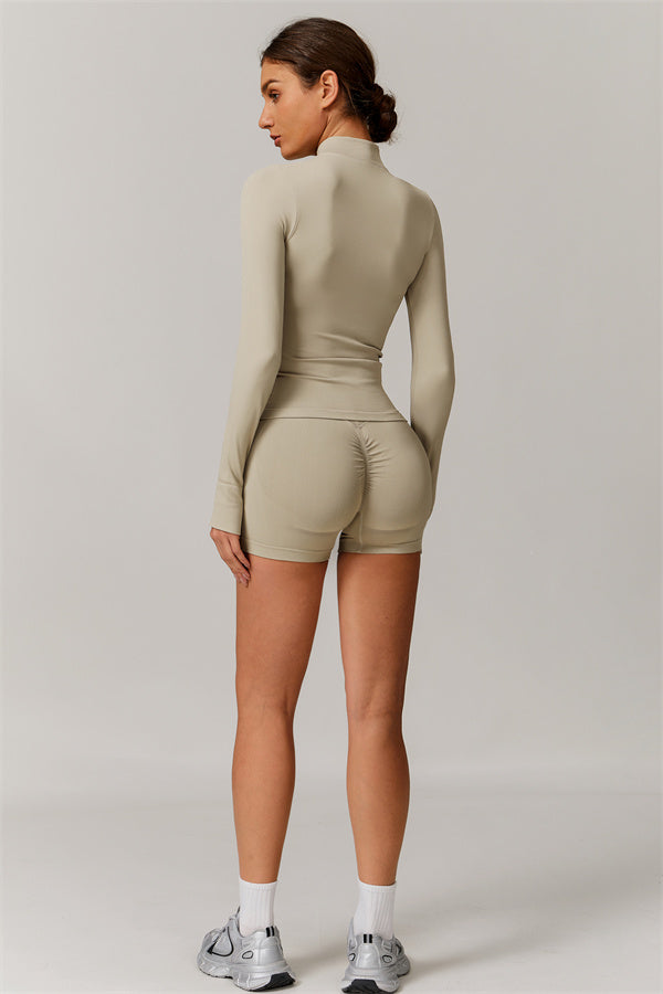 Conjunto de 2 piezas de chaqueta y shorts Nova Luxe