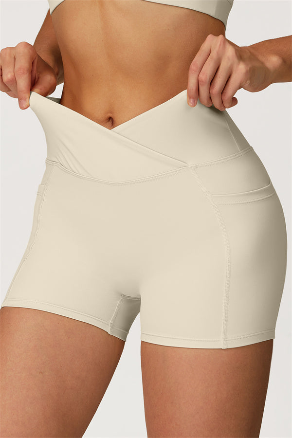 Conjunto de 2 piezas de top corto y shorts Glacier