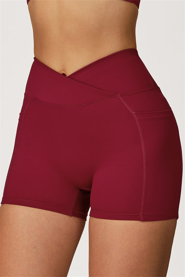 Conjunto de 2 piezas de top corto y shorts Glacier