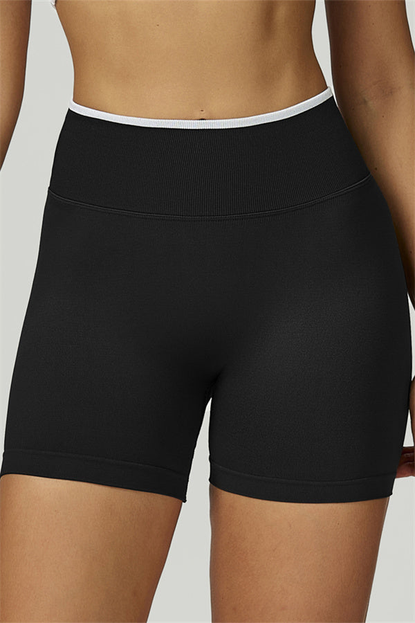 Conjunto de 2 piezas de shorts y top corto de manga larga Prime Line