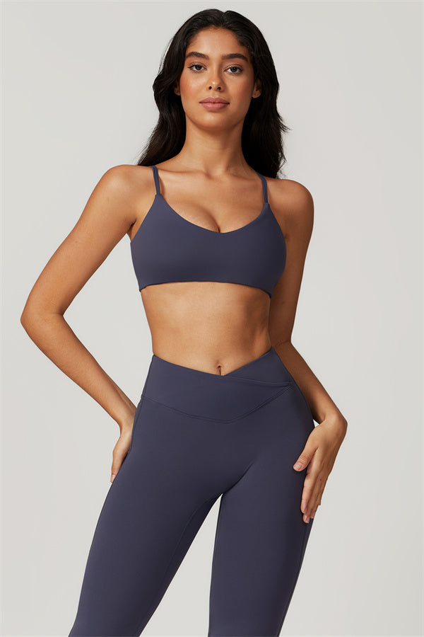 Conjunto de 2 piezas de sujetador deportivo Sophia Flares