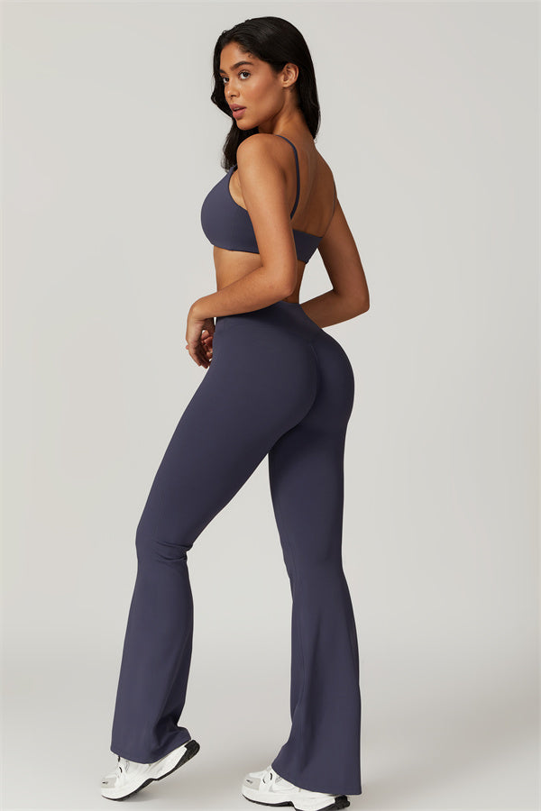 Conjunto de 2 piezas de sujetador deportivo Sophia Flares