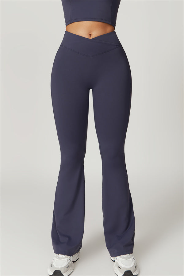 Conjunto de 2 piezas de camiseta y pantalones acampanados Sophia