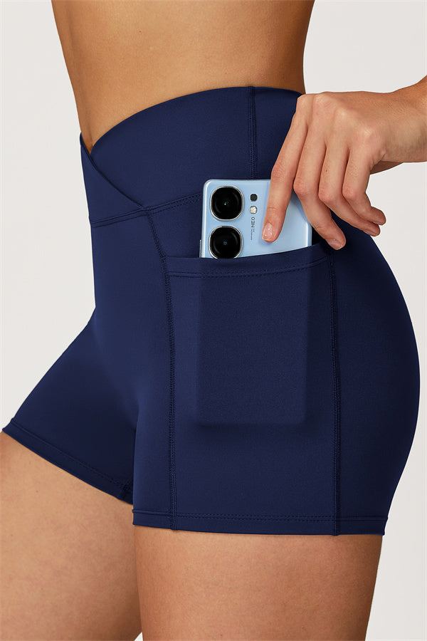 Conjunto de 2 piezas de top corto y shorts Glacier