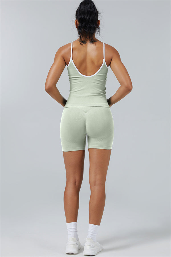 Conjunto de 2 piezas de top corto y pantalón corto Elevate New Crop