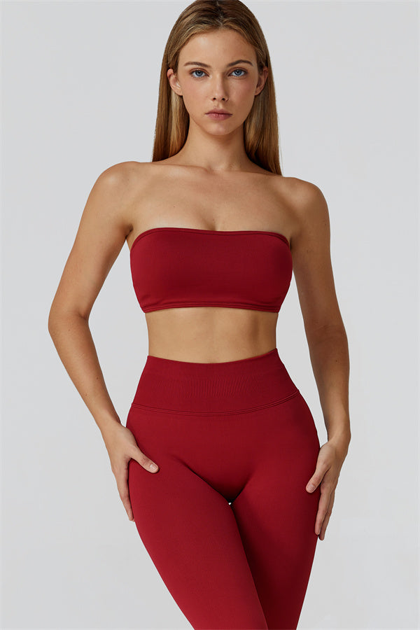 Conjunto de 2 piezas de leggings y sujetador deportivo Reign