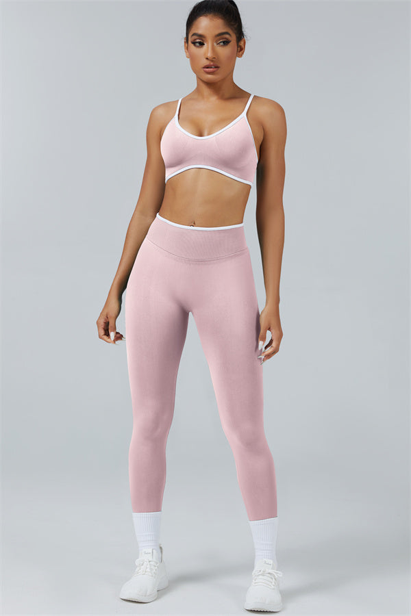 El conjunto de 2 piezas de leggings y sujetador deportivo Elevate